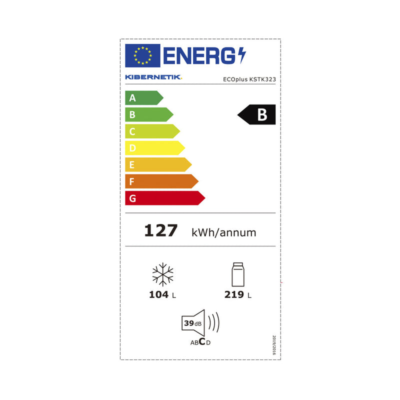 Kibernetik Kühl- Gefrierkombi ECOplus KSTK323 No Frost