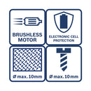 Bosch Professional Bohren & Schrauben Akku-Bohrschrauber GSR 18V-45 0.601.9K3.200