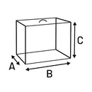Flamingo Box di trasporto pieghevole petto nero xl
