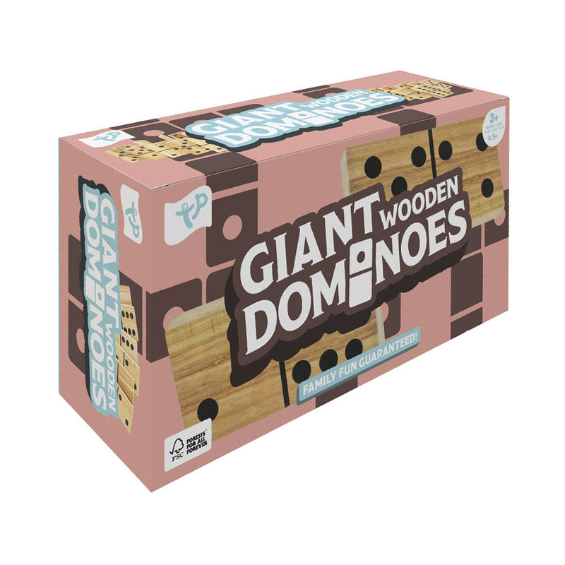 TP Toys Freizeit Outdoor Holz grosses Dominospiel FSC