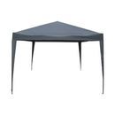 FS-STAR Gartenmöbel Faltpavillon Stahl 3x3m anthrazit