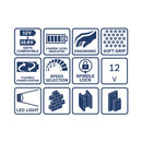 Bosch Professional Baugeräte GRO 12V-35 Akku-Rotationswerkzeug 0.601.9C5.000