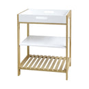 FS star bamboo shelf with tray 40x30x50cm