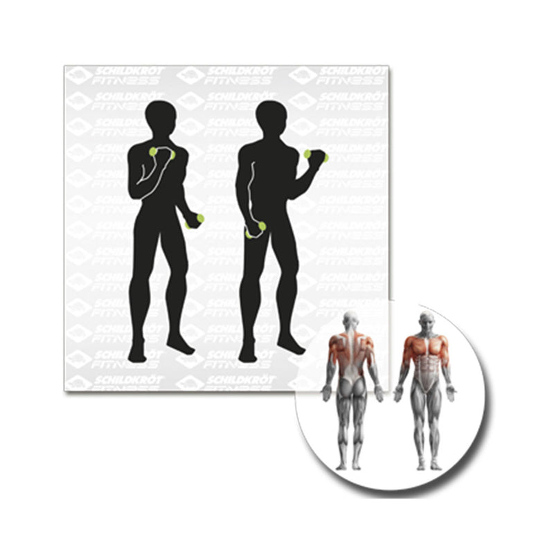 Schildkröt Fitness Vinyl Hanteln 2.0kg 2er Set