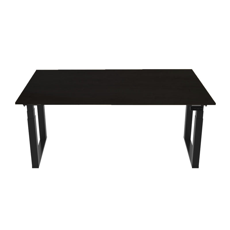 CONTINI Bürotisch höhenverstellbar 1.6x0.8m schwarz / Gestell ET223Q schwarz