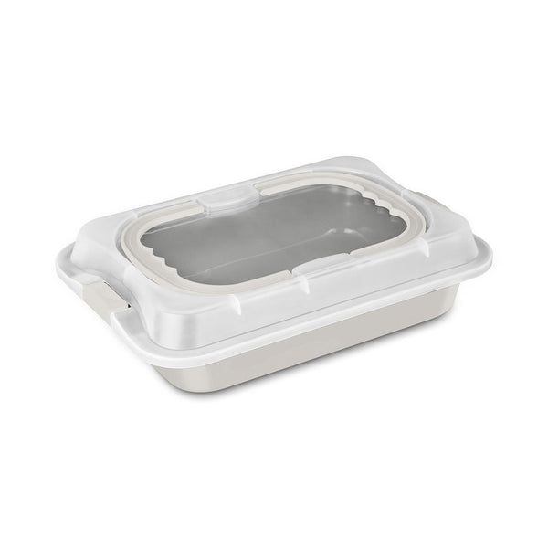 Berlinger Haus Küchenbarf Haus elongated roasting roasting with lid matt cream Sahara Collection
