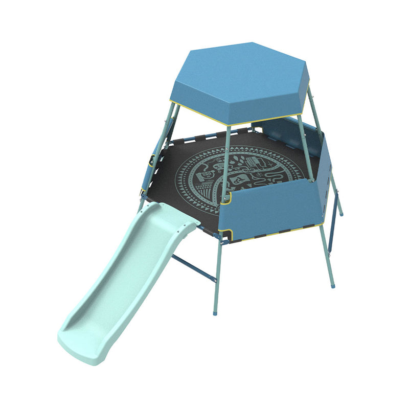 TP Toys Freizeit Outdoor Klettergerüst mit Rutsche höhenverstellbar