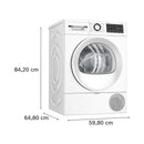 BOSCH Waschturm Waschturm WGE0340VCH & WQG233D2CH