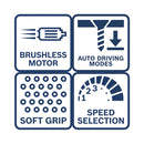 Bosch Professional Bohren & Schrauben Akku-Drehschlagschrauber GDR 18V-215 0.601.9N2.020