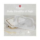 Berlinger Haus Küchenbedarf Haus länglicher Bräter mit Deckel matt cream Sahara Collection