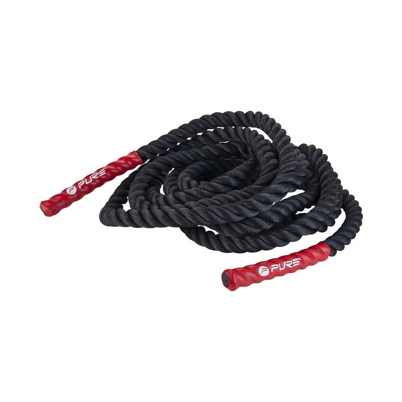 PURE2improve Freizeit Outdoor Trainingsseil Battle Rope 12m