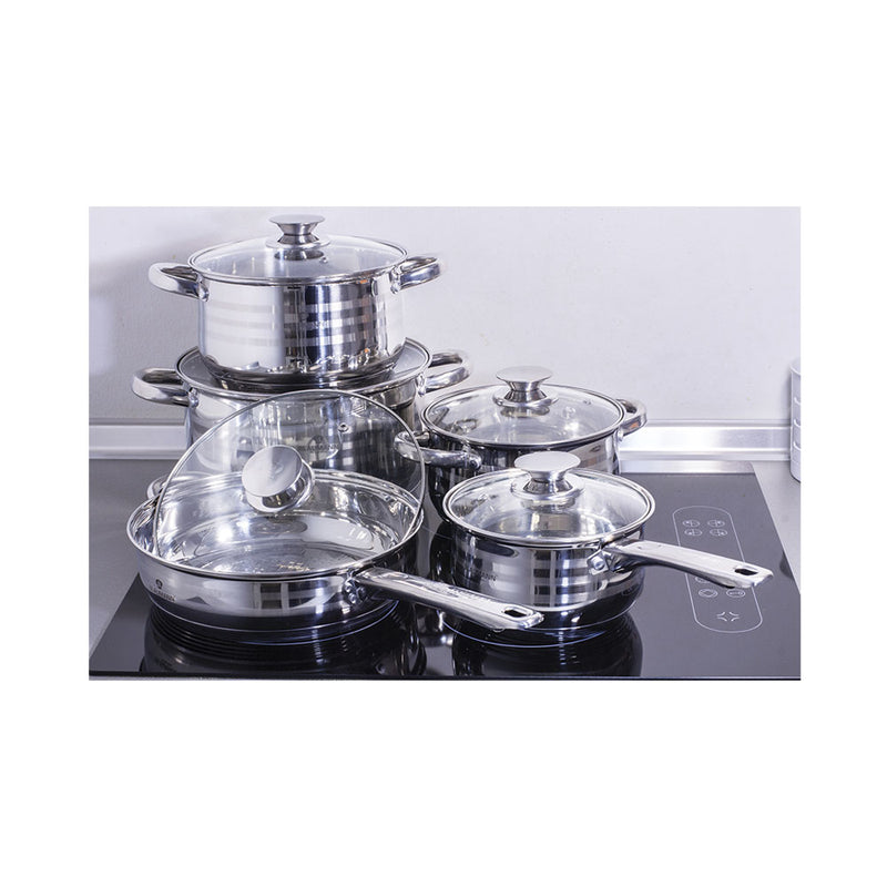 Blaumann Topfset 10-teiliges Edelstahl Gourmet Line