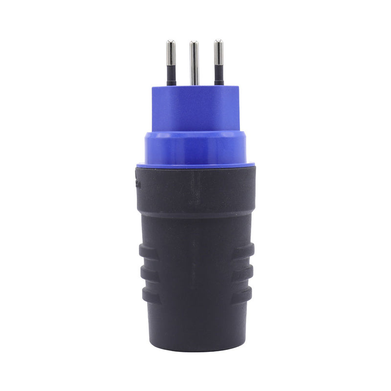 Ekström Stecker & Kupplung Stecker T12/10A IP55 schwarz