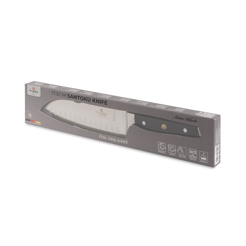 Berlinger Haus Küchenbarf Haus Santoku Messer 17,5 cm Collection de Vantage noir