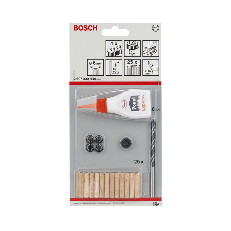 Bosch Bosch Zubehör Dübelset F. 6 mm