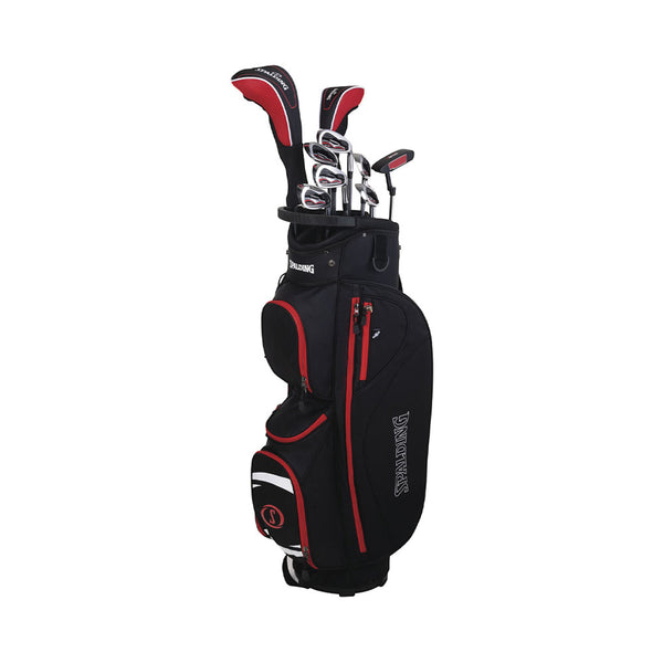 SPALDING Freizeit Outdoor Tour2 Full Set MEN Rechtshändiges Golfset mit Trolleytasche Graphite