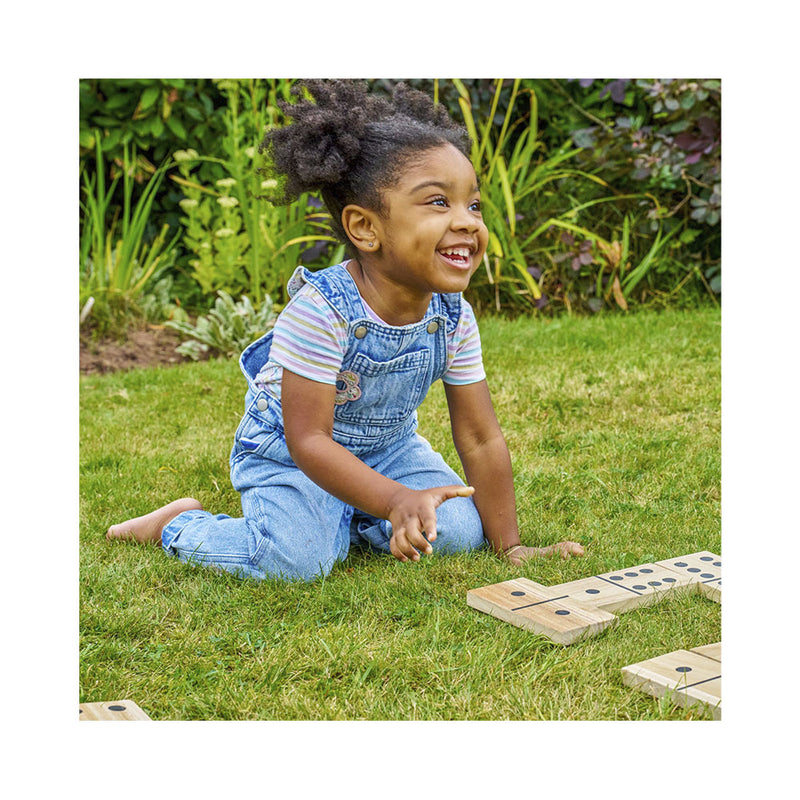 TP Toys Freizeit Outdoor Holz grosses Dominospiel FSC