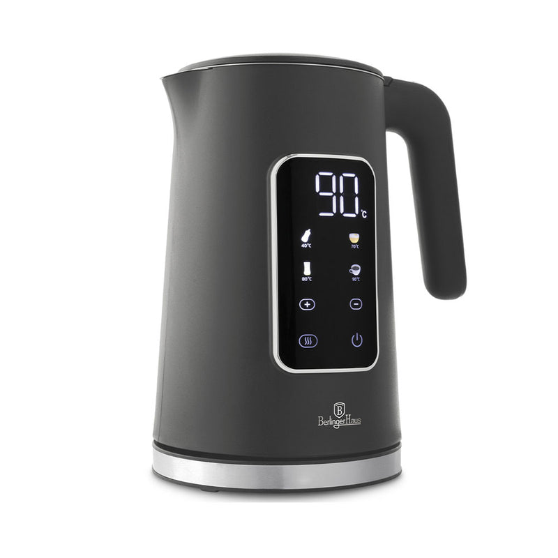 Berlinger Haus Wasserkocher Haus 1.7L mit Digitalanzeige Anthracite Collection