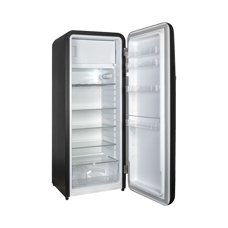 Kibernetik Kühlschrank KSG260 Retro schwarz