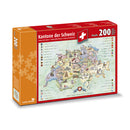 Carta Media Games & Puzzles Puzzle Cantons in Svizzera