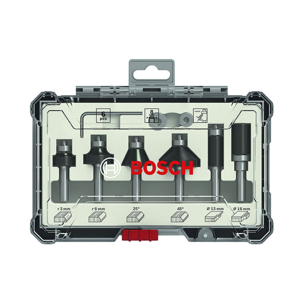 Bosch Professional Zubehör Baumaschinen Mixed Fräser Set 8mm Schaft