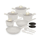 Berlinger Haus Kochgeschirr-Set Haus 15-teilig matt cream Sahara Collection