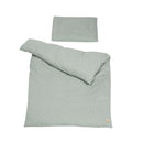 Lin de lit roba organique 2 partie 100x135 cm vert givré