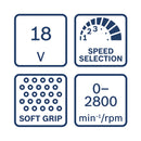 BOSCH Bohren & Schrauben Akku-Drehschlagschrauber GDX 18V-285 0.601.9N2.102