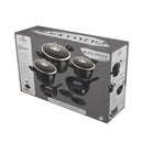 Berlinger Haus Küchenbedarf Haus 10-teiliges Kochgeschirr-Set Black Vantage Collection