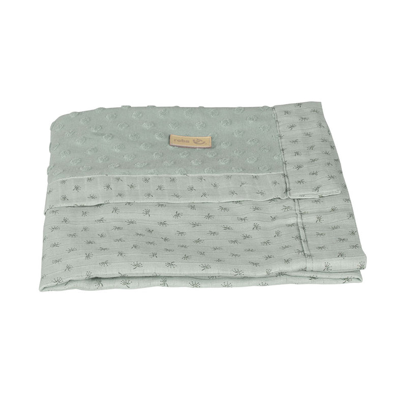 roba Babydecke Organic 80 x 80cm frosty green