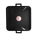 Berlinger Haus Küchenbarf Haus Grill Pan avec couvercle Black Rose Collection