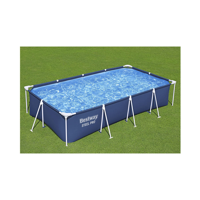 Bestway Leisure Outdoor Steel Pro Frame Pols Set 400x211x81cm. Pompa filtro