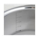 Blaumann kitchen need saucepan set 6.1l/3.6l/2.6l/1.9l stainless steel gourmet line