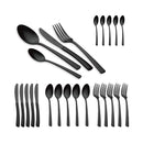 Berlinger Haus Küchenbedarf Haus 24-teiliges Besteck-Set BLACK