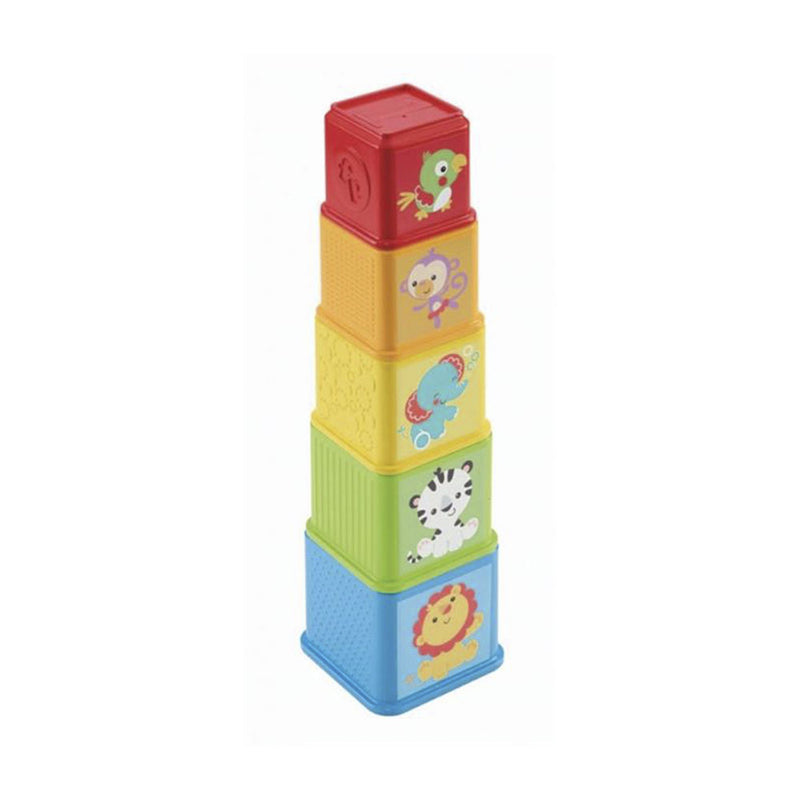 Fisher-Price Baby-Spielzeug CDC52 Bunte Stapelwürfel