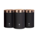 Berlinger Haus Küchenbedarf Haus Black Vorratsdosen Rose Collection