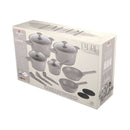 Berlinger Haus Küchenbedarf Haus 15-teiliges Kochgeschirr-Set matt Taupe Collection