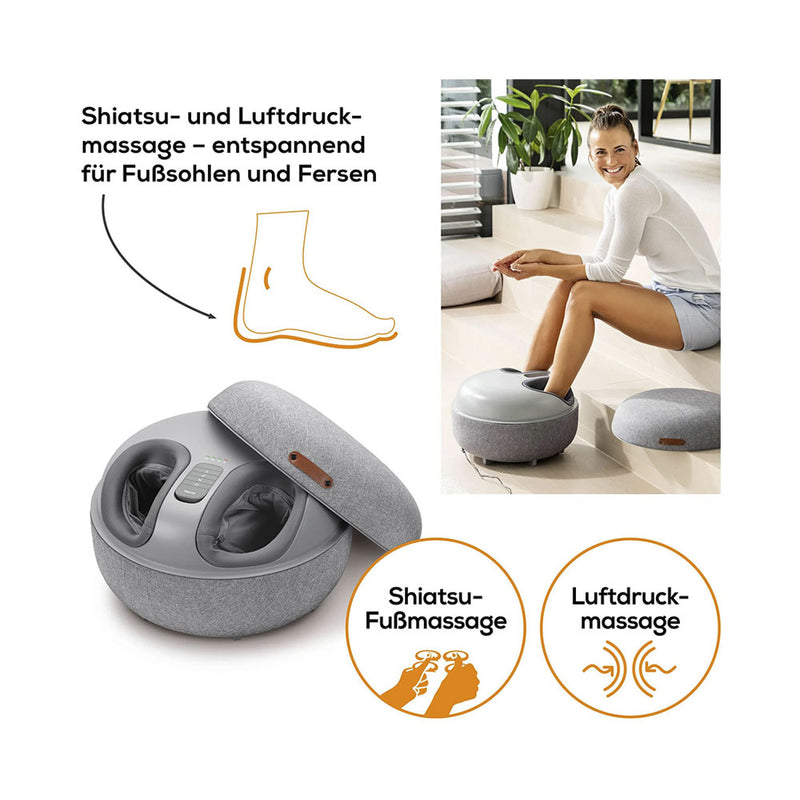 Beurer Gesundheit Shiatsu 2in1 Fussmassagegerät FM120