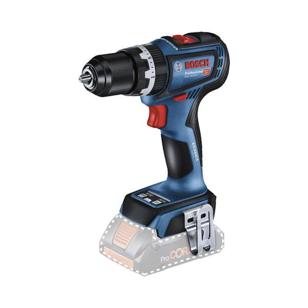Coppiari professionisti Bosch GSB 18V-90 C Crofezzo di perforazione con punzonatura a cordone in L-Boxx 136