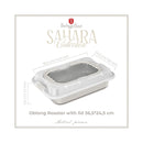 Berlinger Haus Küchenbarf HAUS Rôtissage allongé Rôtir avec le couvercle Matt Cream Sahara Collection