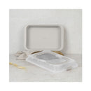 Berlinger Haus Küchenbedarf Haus länglicher Bräter mit Deckel matt cream Sahara Collection