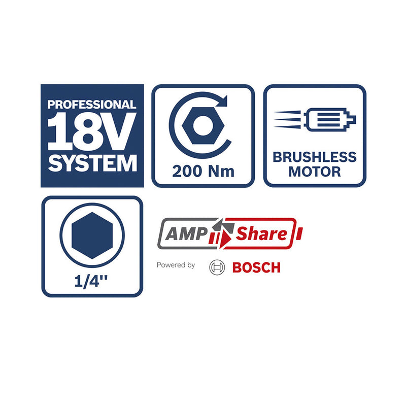 Bosch Professional Baugeräte GDR 18V-200 Solo L-BOXX