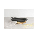 Berlinger Haus Grillieren_Frittiere Haus Gusseisen Grillplatte 33.2x22x4.5cm