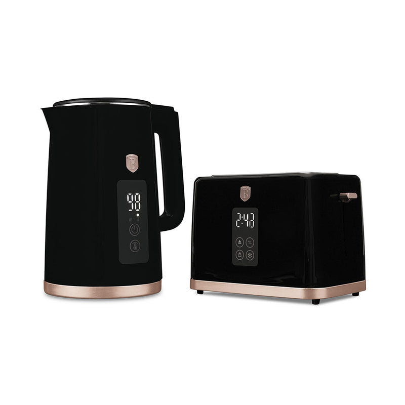 Berlinger Haus Küchenfarf Haus Wetter & Toaster con Digital Display Black Rose Collection