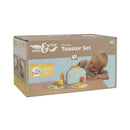 OWL & FOX children's room wood toaster set FSC