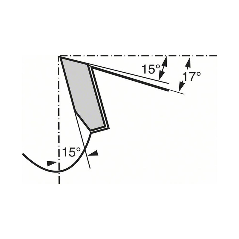 Bosch Professional Zubehör Baumaschinen Kreissägeblatt Optiline Wood 165 x 20/16 x 1.7 mm