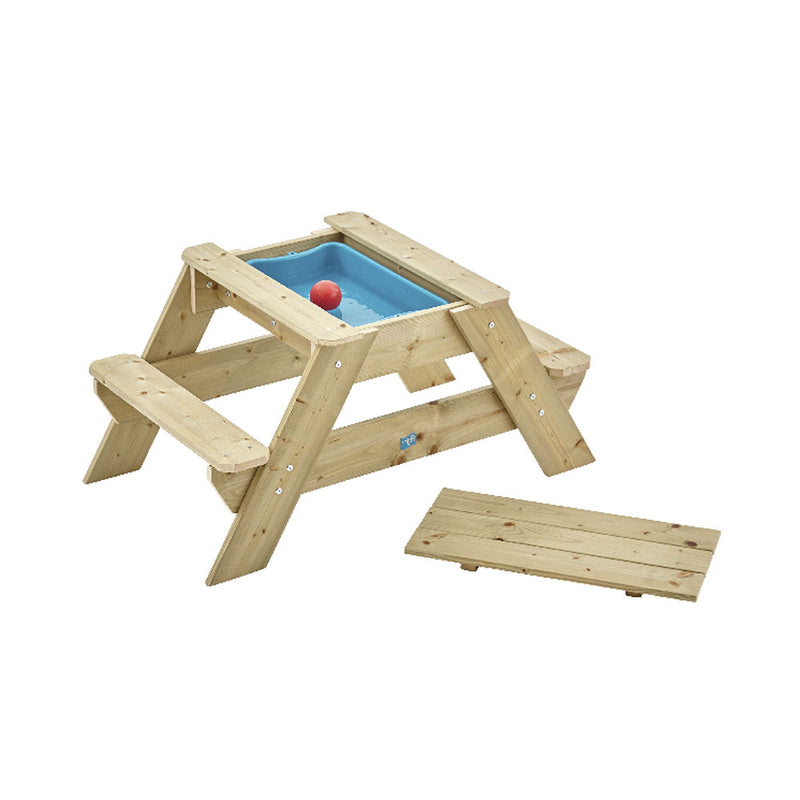 TP Toys Freizeit Outdoor Early Fun Holz Picknick-Tisch & Sandkasten FSC
