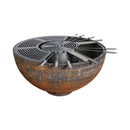 Mr.Grill Feuerschale Rusty mit Grillring 100cm und Zubehör