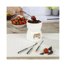 FS-STAR Küchenbedarf Schokoladen Fondue-Set aus Porzellan