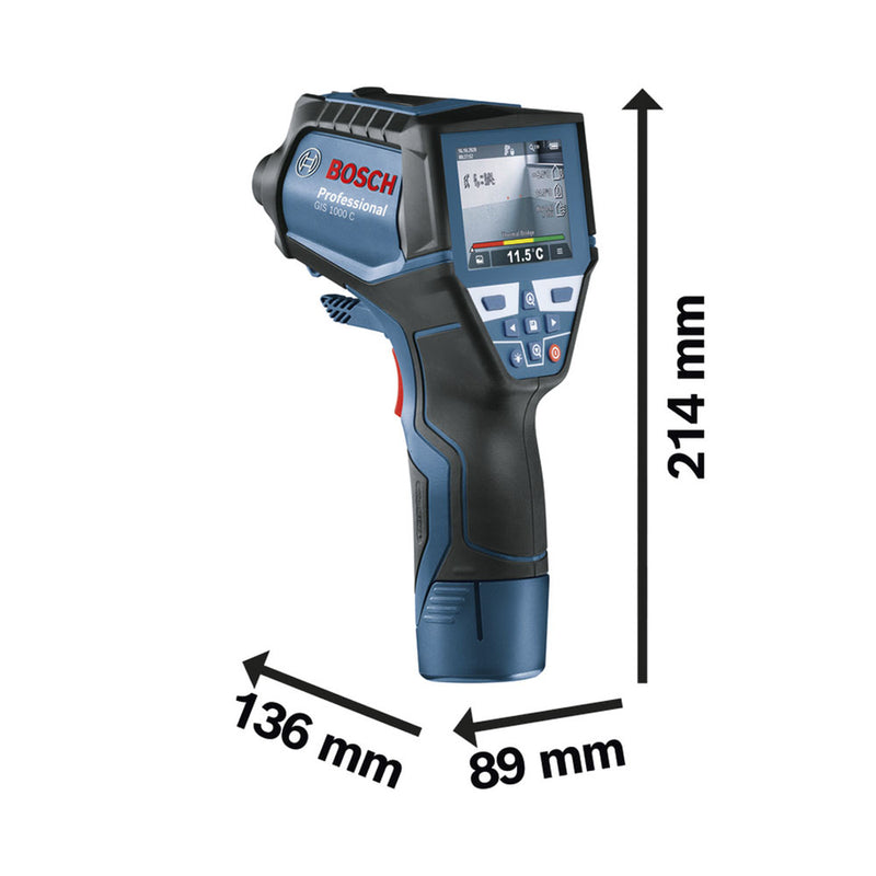 Bosch Professional drilling & screwing GIS 1000 C temperature measuring device with L-BoxX 136